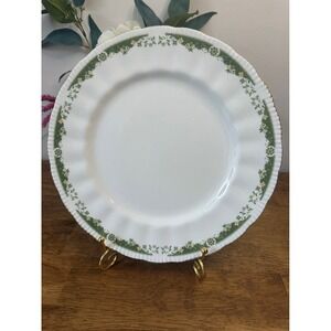 Paragon Lynwood Green Floral Large Dinner Plate MCM Dining England China Charger